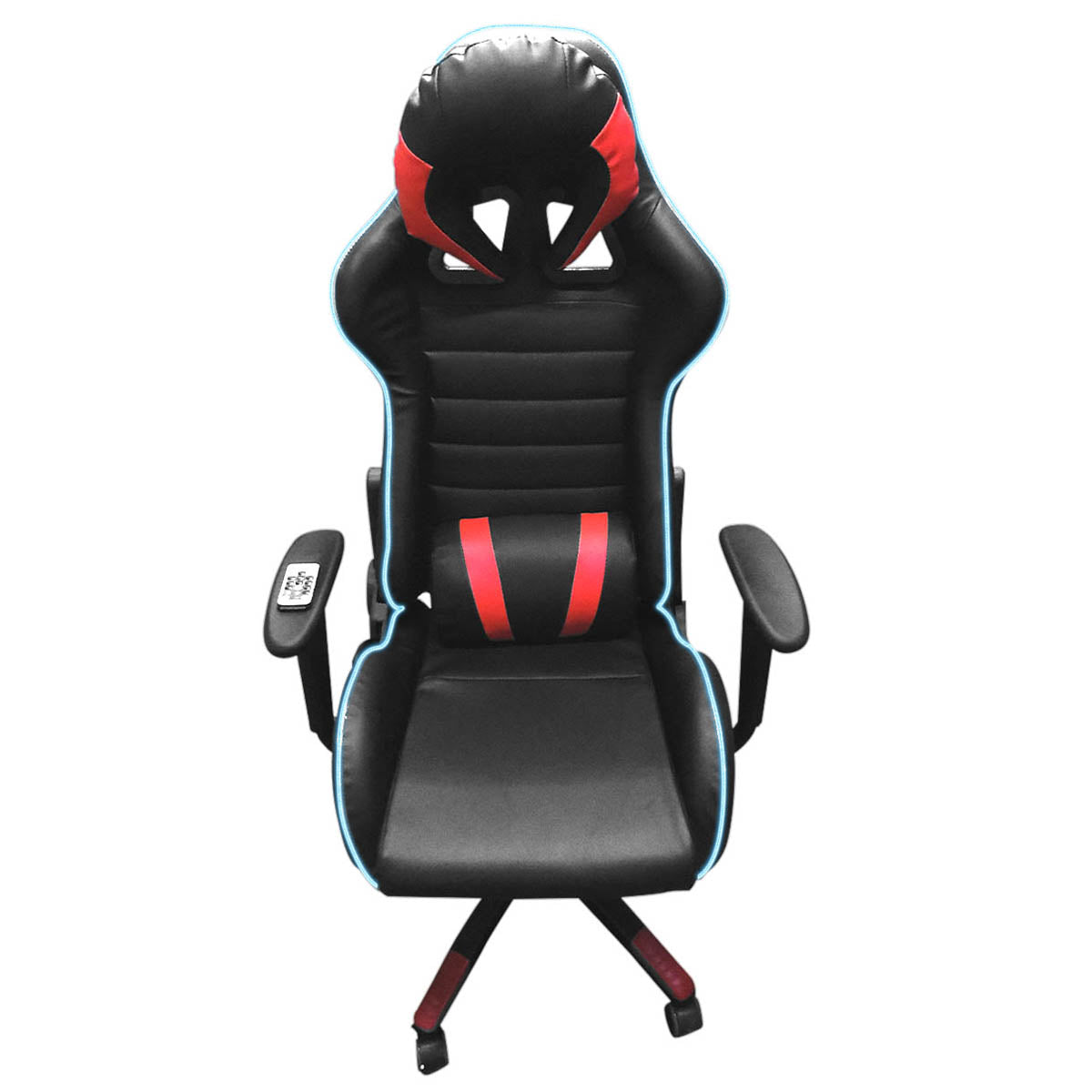 Silla Gamer Luz LED Colores Ergonomica Reforzada Ajustable