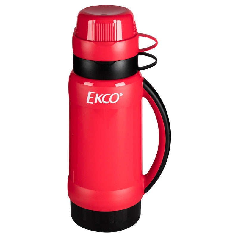 Termo de 1 litro Ekco Lacafetiere de Ampolla de vidrio Color Rojo