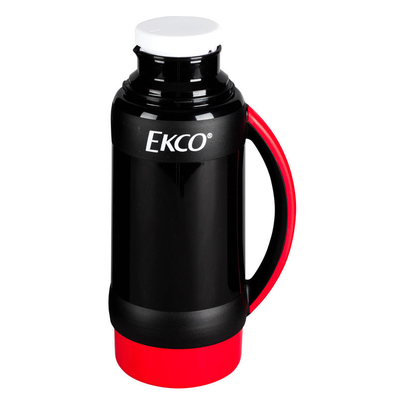 Termo de 1 litro Ekco Lacafetiere de Polipropileno Color Rojo y negro