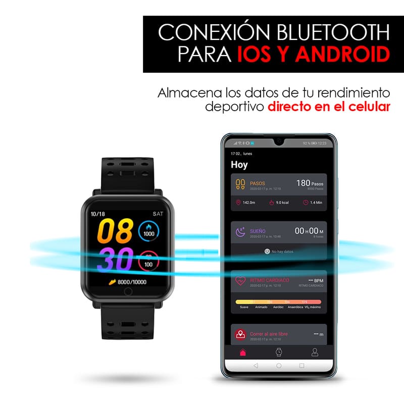 Smartwatch Reloj Inteligente Deportivo Impermeable W30