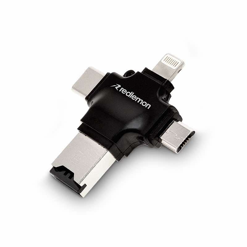 Lector de Tarjetas Micro SD para Celular, Multi Conector USB, USB