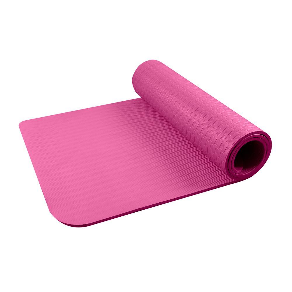 Yoga Mat Tapete para Ejercicio 182cm x 61cm x 0.8cm - Rosa