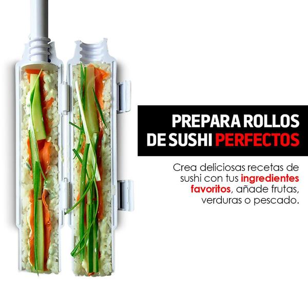 Sushi Bazooka: Molde para Hacer Rollos de Sushi Perfectos, Fácil de Utilizar, Práctico y Resistente