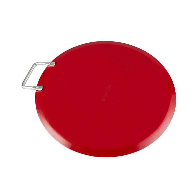 Comal de 26cm. Vasconia Básicos de Aluminio Color Rojo con Duraflon® de Alto Rendimiento