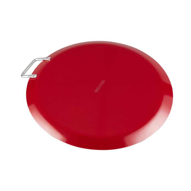 Comal de 30 cm. Vasconia Básicos de Aluminio Color Rojo con Duraflon® de Alto Rendimiento