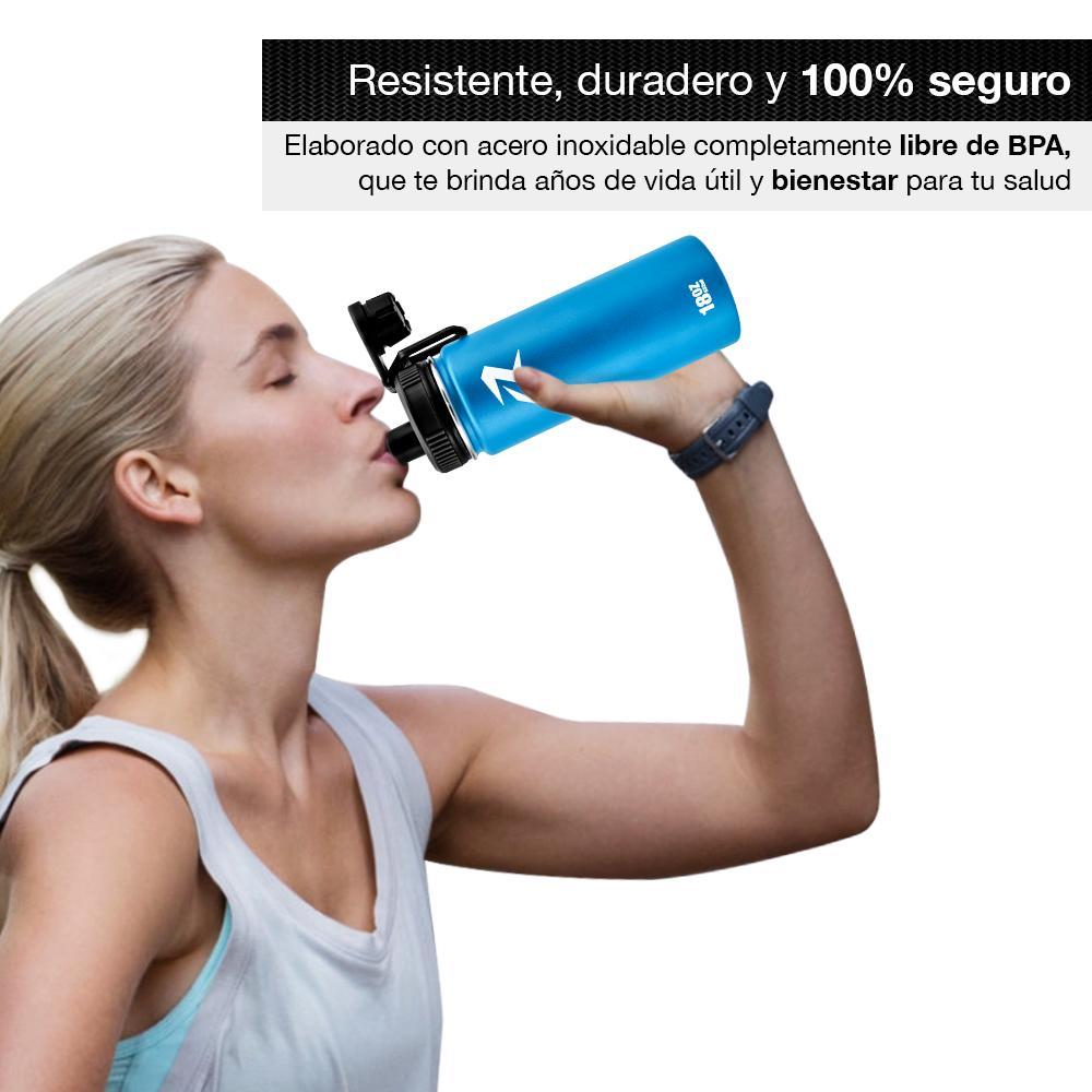 Termo de Acero Inoxidable con Aislamiento Térmico para Agua Fría o  Caliente, de 40 Onzas (1.2 L)