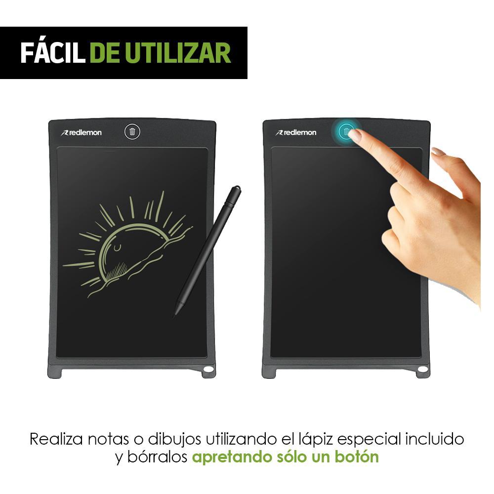 Pizarrón Mágico tipo Tablet de Notas con Pantalla LCD, Borrado Automático. Para Niños y Refrigerador