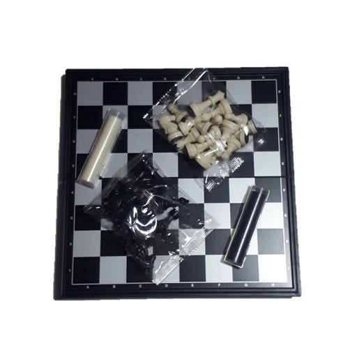 Ajedrez, Damas y Backgammon magnético Novelty