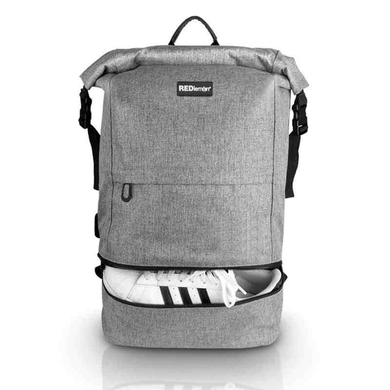 Mochila Backpack Roll Top Antirrobo Impermeable para Laptop de 15” y Tablet, Ideal para Campamentos