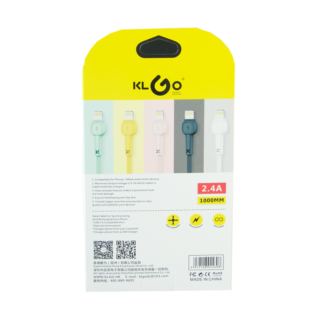 Cable De Carga Para IOS Rosa (3 Unidades)