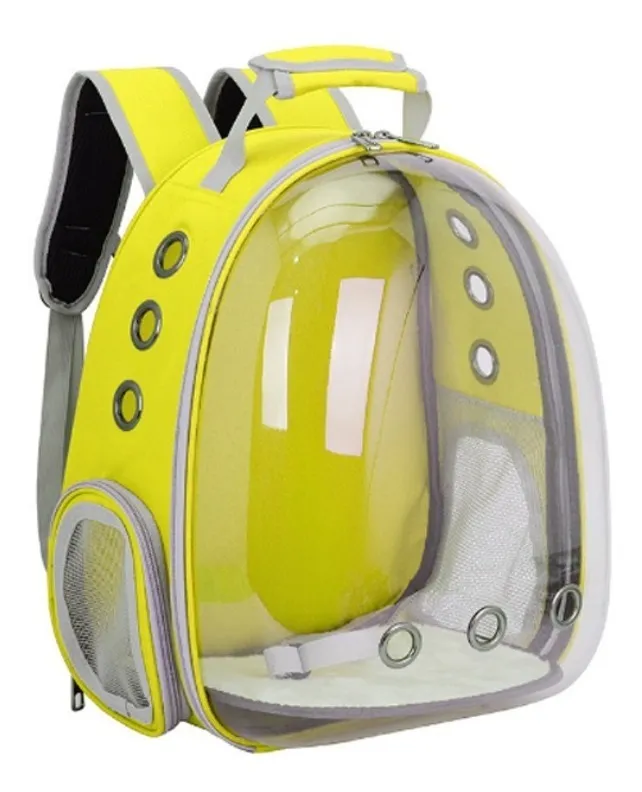 Mochila transparente para sale mascotas