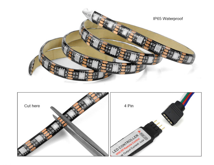 Tira De Luz Led Rgb De 2 M