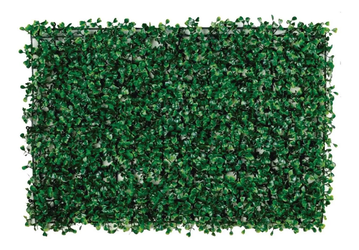 Muro Verde Follaje Artificial Sintetico 40x60cm Jardin